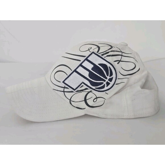 Indiana Pacers NBA Adidas Snapback Hat Cap Rare Exclusive Sample White S/M - Picture 2 of 7